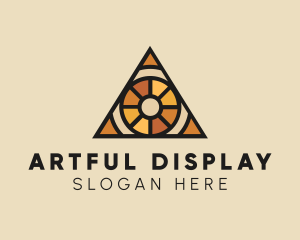 Stained Glass Eye logo design