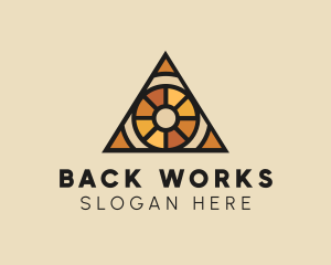 Stained Glass Eye logo design