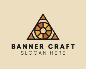 Stained Glass Eye logo design