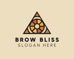 Stained Glass Eye logo design