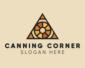 Stained Glass Eye logo design