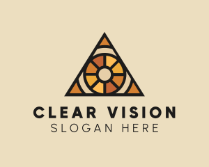 Stained Glass Eye logo design