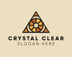 Glass - Stained Glass Eye logo design