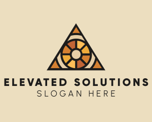 Stained Glass Eye logo design