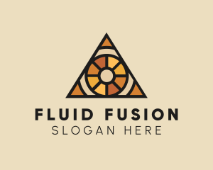 Stained Glass Eye logo design