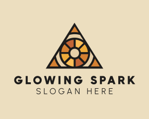 Stained Glass Eye logo design