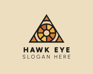 Stained Glass Eye logo design