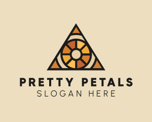 Stained Glass Eye logo design