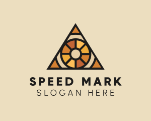 Stained Glass Eye logo design