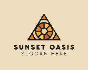 Stained Glass Eye logo design