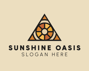 Stained Glass Eye logo design