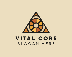 Core - Stained Glass Eye logo design