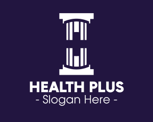 Health Medical Pillar  logo design