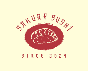 Oriental Japanese Sushi  logo design