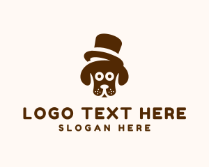 Dog Grooming - Top Hat Hound logo design