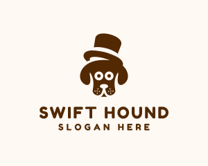 Top Hat Hound logo design