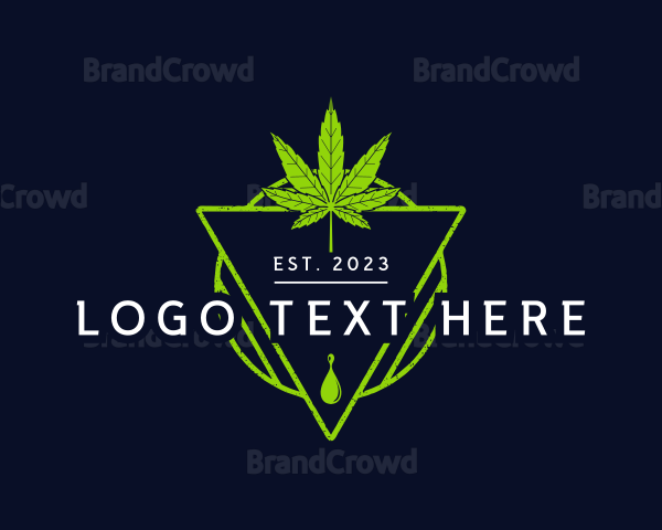 Marijuana Oil Dispensary Logo