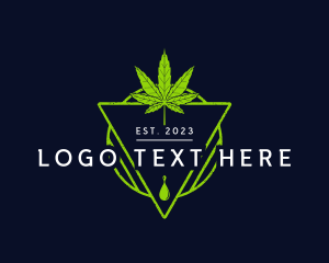 Horticulture - Marijuana Oil Dispensary logo design