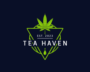 Marijuana Oil Dispensary logo design