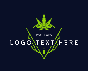 Agriculture - Marijuana Oil Dispensary logo design