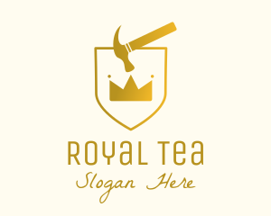 Royal Hammer Shield logo design