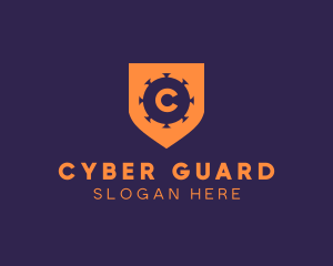 Malware - Virus Shield Protection logo design