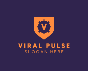 Virus - Virus Shield Protection logo design