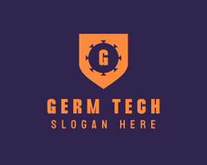 Germ - Virus Shield Protection logo design