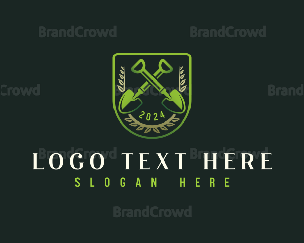 Shovel Landscaping Horticulture Logo