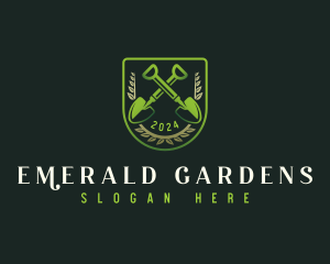 Shovel Landscaping Horticulture logo design