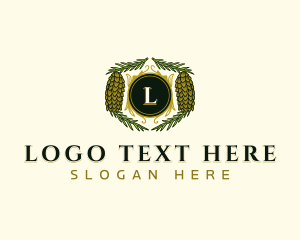 Forest - Sitka Spruce Pinecone logo design