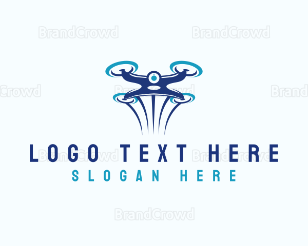 Drone Aerial Photography Logo