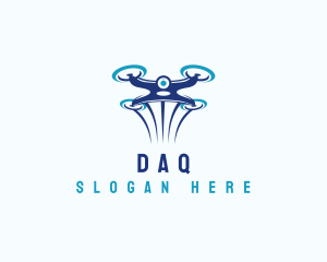 Vlog - Drone Aerial Photography logo design
