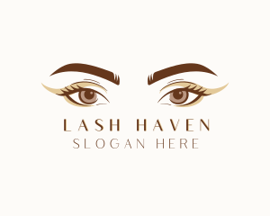 Eyelash - Elegant Beauty Eyelash logo design