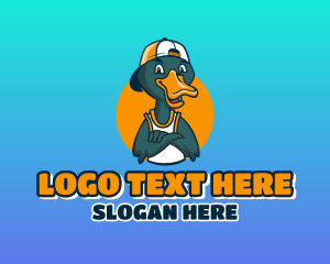 Game Streaming - Duck Gaming Mascot logo design