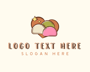 Dessert - Mochi Rice Cake logo design