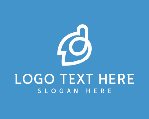 Loop - Abstract Modern Leaf logo design