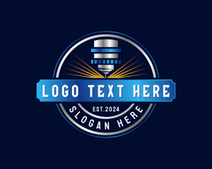 Mechanical - Machine Laser Metalwork logo design