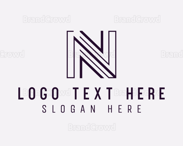 Startup Business Letter N Logo