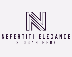 Startup Business Letter N  logo design