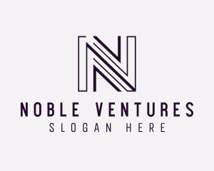 Startup Business Letter N  logo design