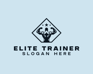 Trainer - Fitness Gym Trainer logo design