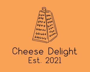 Cheese - Kitchen Cheese Grater logo design