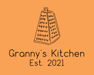 Kitchen Cheese Grater logo design