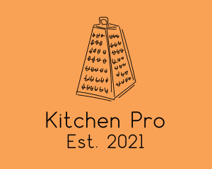 Kitchen Cheese Grater logo design