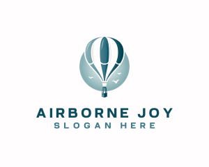 Hot Air Balloon Travel logo design