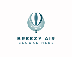 Hot Air Balloon Travel logo design