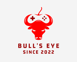 Bull Game Controller logo design