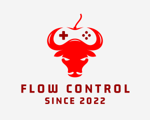 Bull Game Controller logo design