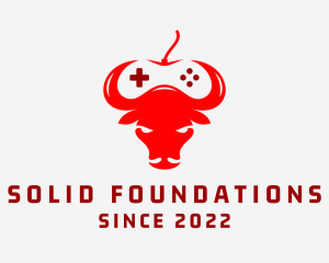 Buffalo - Bull Game Controller logo design